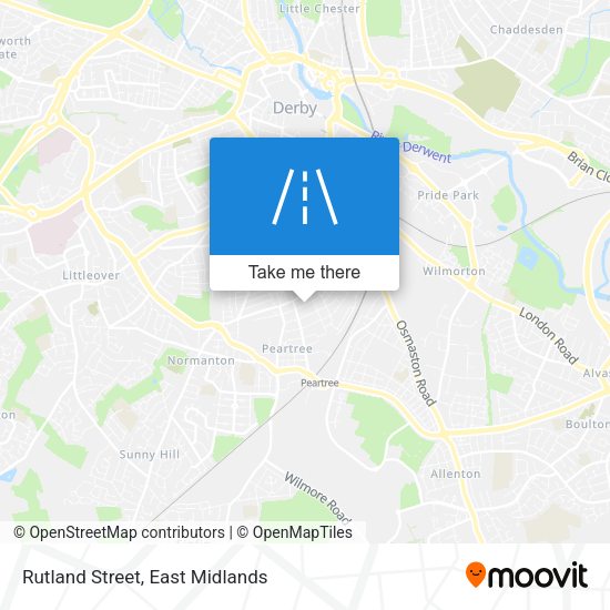 Rutland Street map