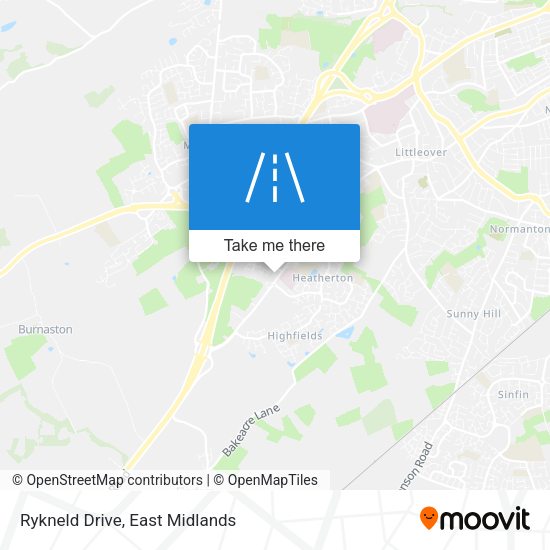 Rykneld Drive map