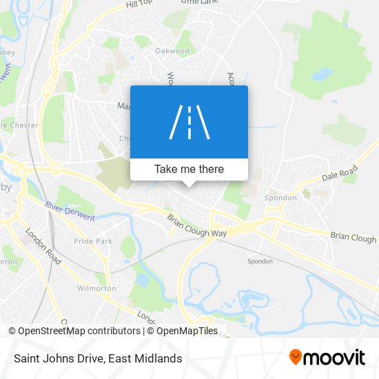 Saint Johns Drive map