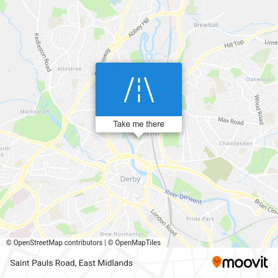 Saint Pauls Road map
