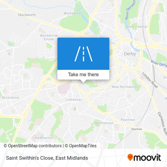 Saint Swithin's Close map