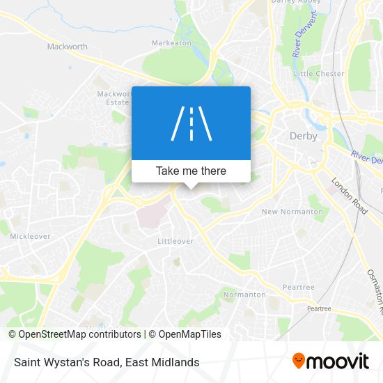 Saint Wystan's Road map