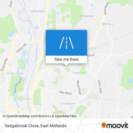 Sedgebrook Close map