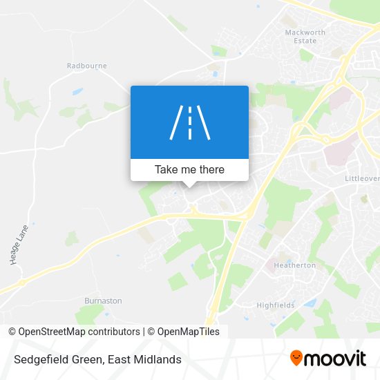 Sedgefield Green map
