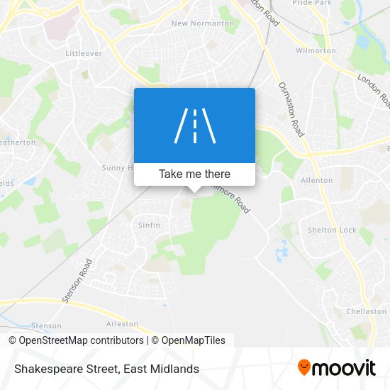 Shakespeare Street map