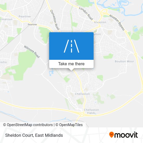 Sheldon Court map