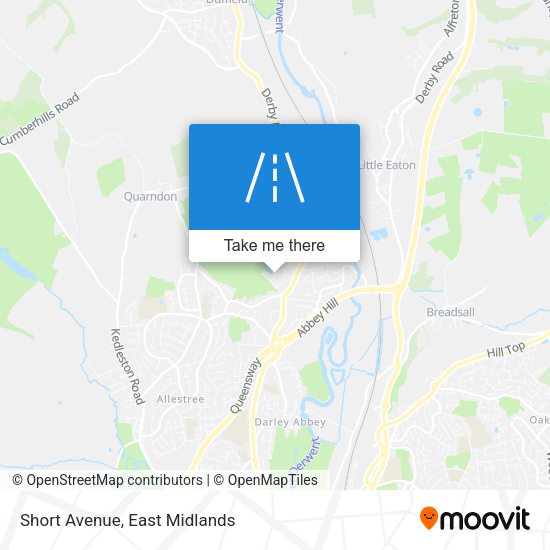 Short Avenue map