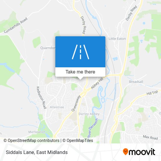 Siddals Lane map