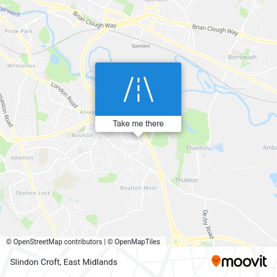 Slindon Croft map