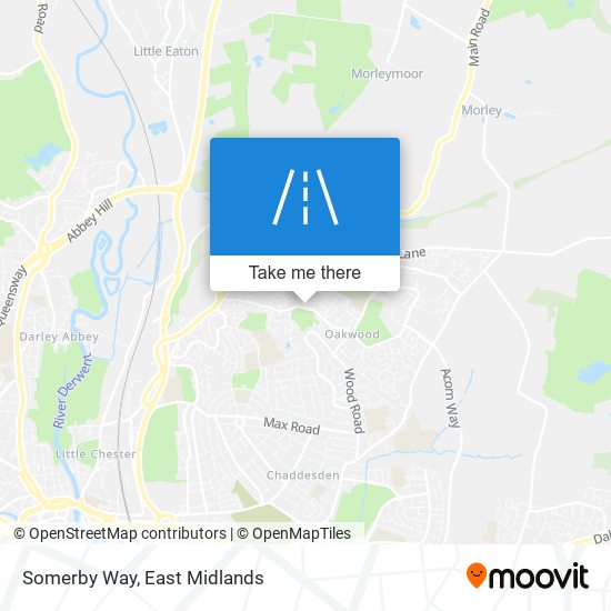 Somerby Way map