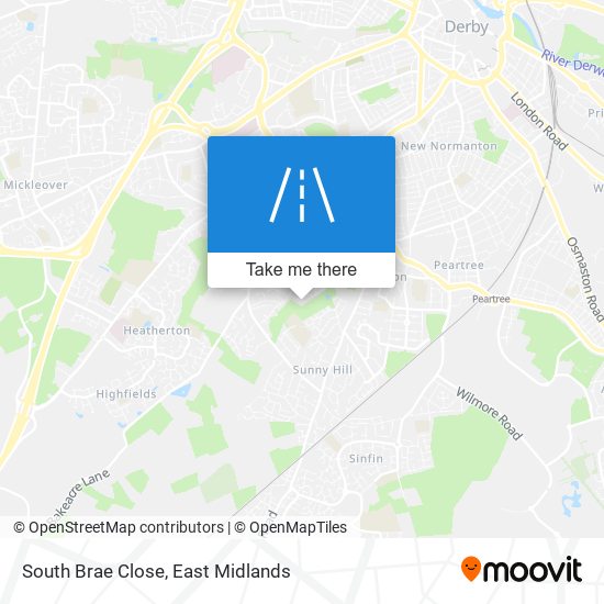 South Brae Close map