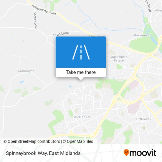 Spinneybrook Way map