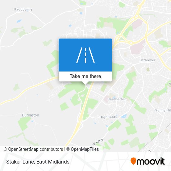 Staker Lane map