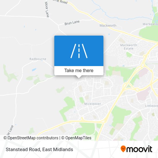 Stanstead Road map
