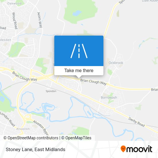 Stoney Lane map