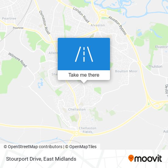 Stourport Drive map
