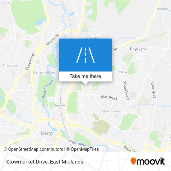 Stowmarket Drive map