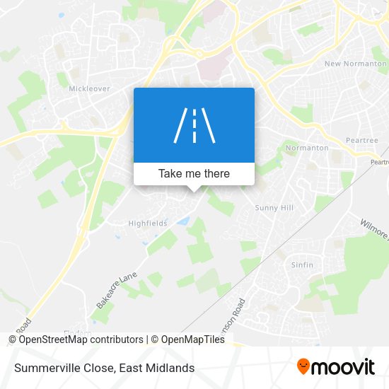 Summerville Close map