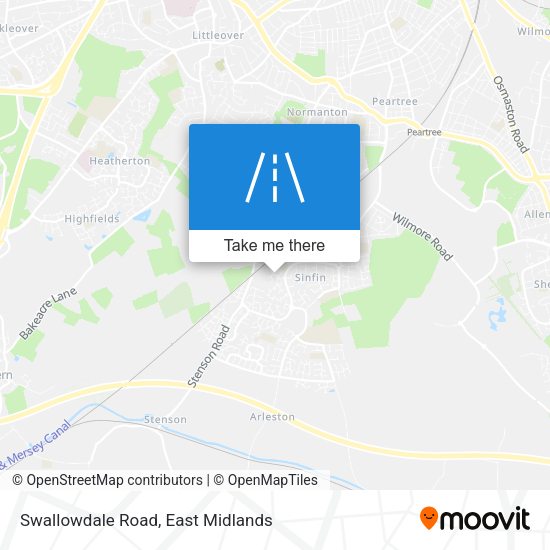Swallowdale Road map