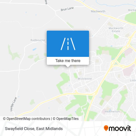 Swayfield Close map