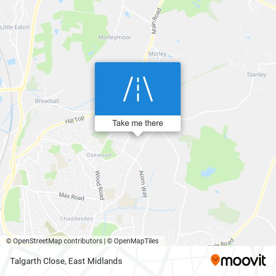 Talgarth Close map