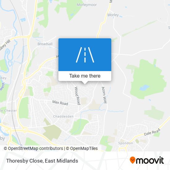 Thoresby Close map