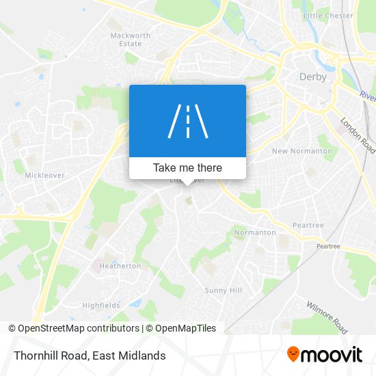 Thornhill Road map