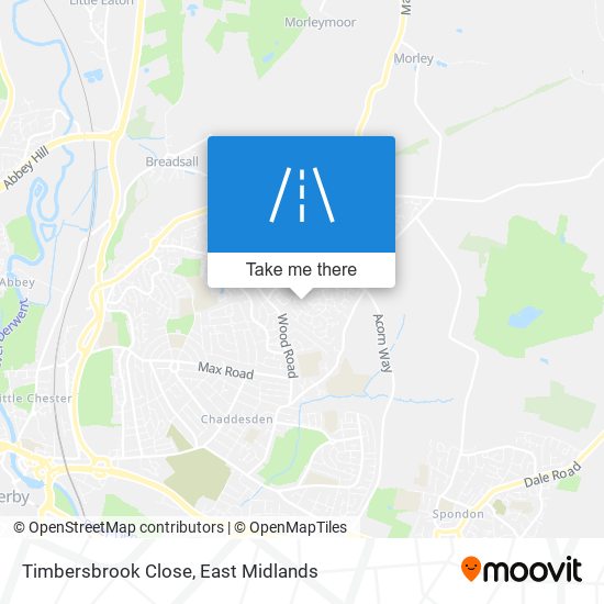 Timbersbrook Close map