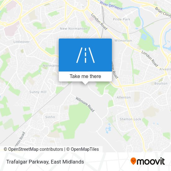 Trafalgar Parkway map