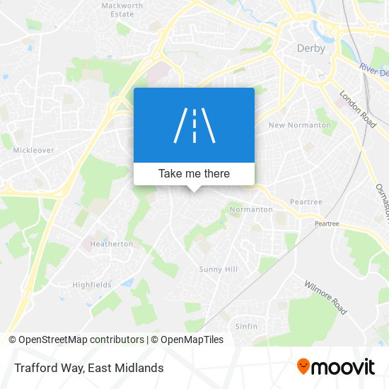 Trafford Way map