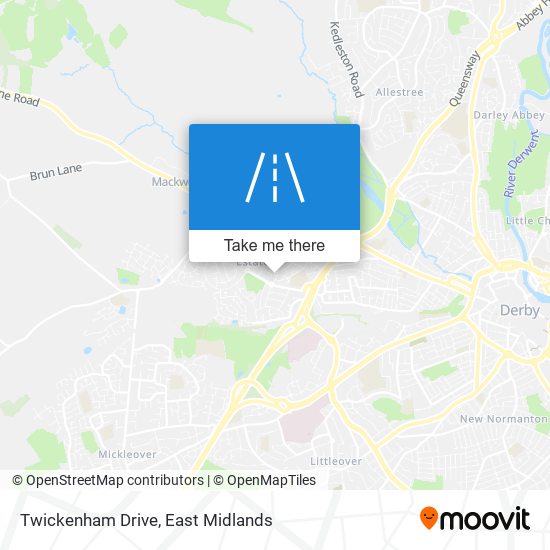 Twickenham Drive map