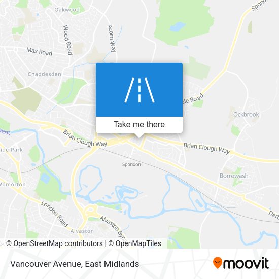 Vancouver Avenue map