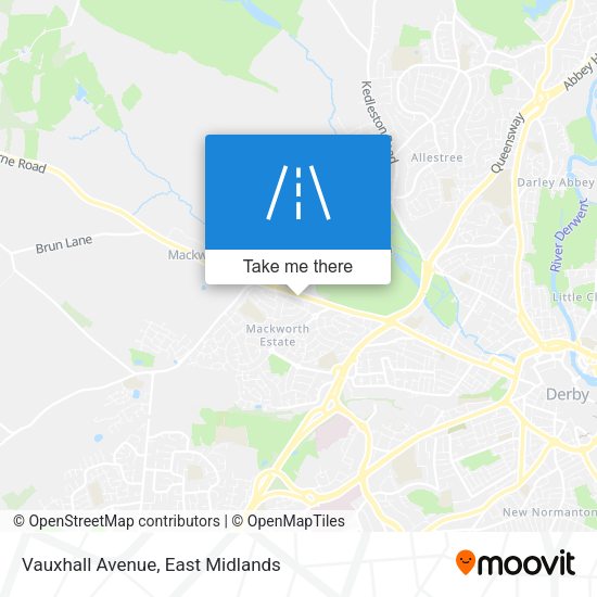 Vauxhall Avenue map