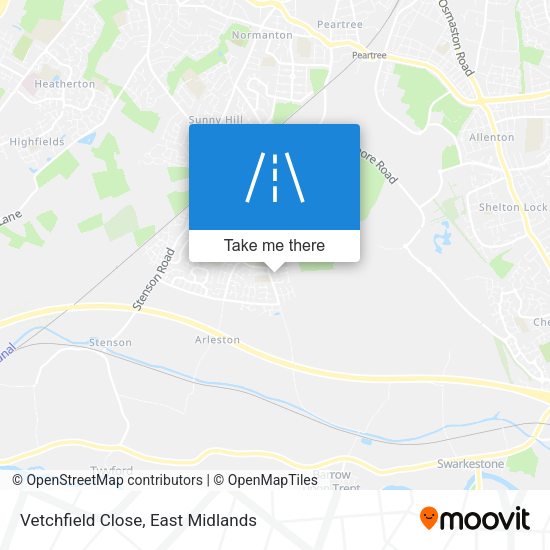 Vetchfield Close map