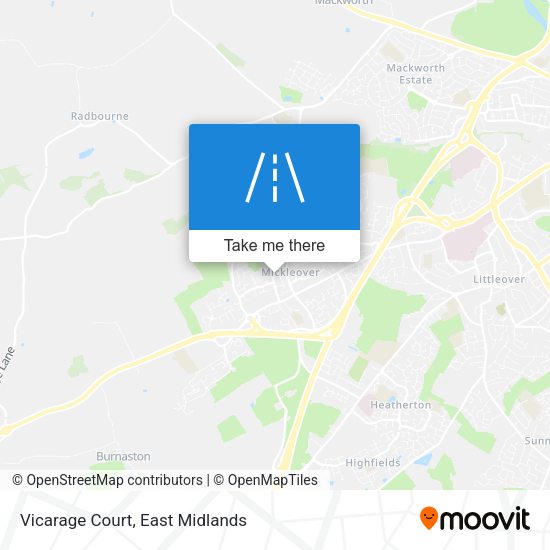 Vicarage Court map