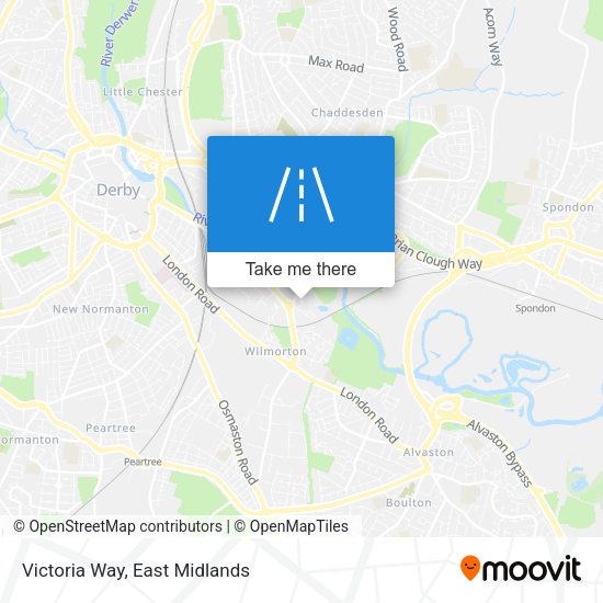 Victoria Way map