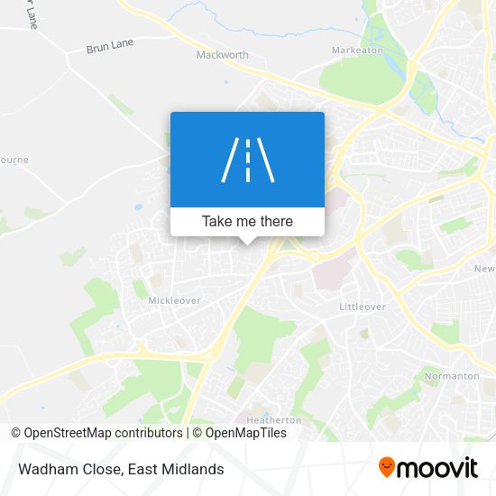 Wadham Close map
