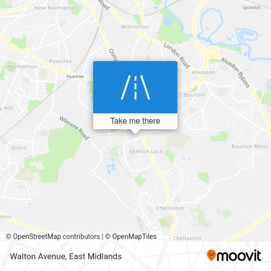 Walton Avenue map