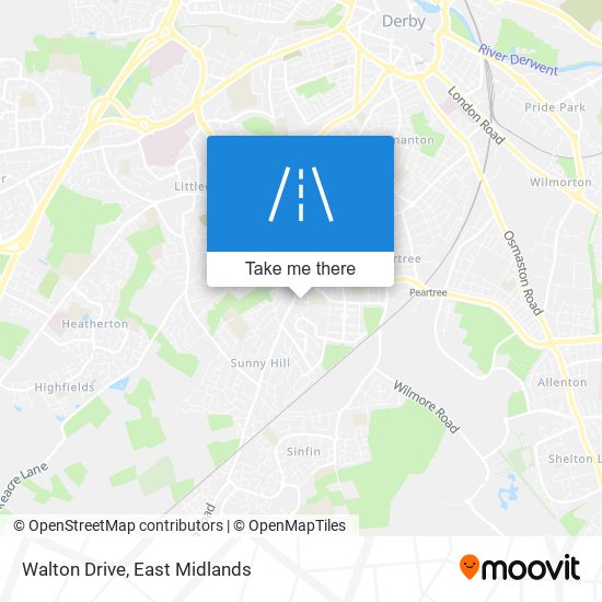 Walton Drive map