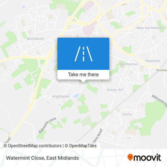Watermint Close map
