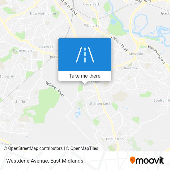 Westdene Avenue map