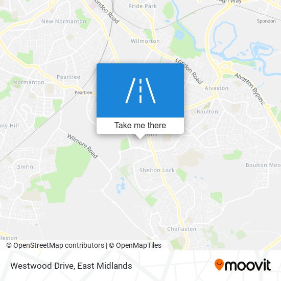 Westwood Drive map