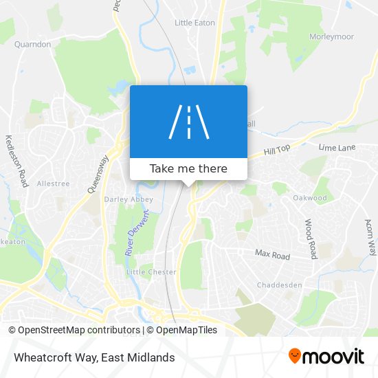 Wheatcroft Way map