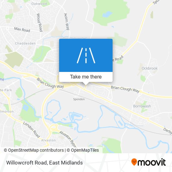 Willowcroft Road map