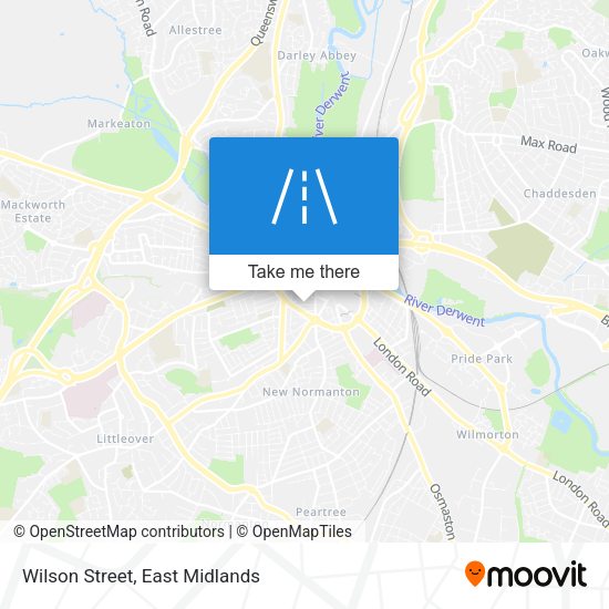 Wilson Street map