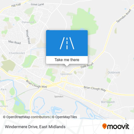 Windermere Drive map