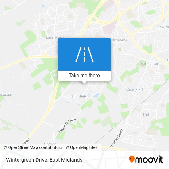 Wintergreen Drive map