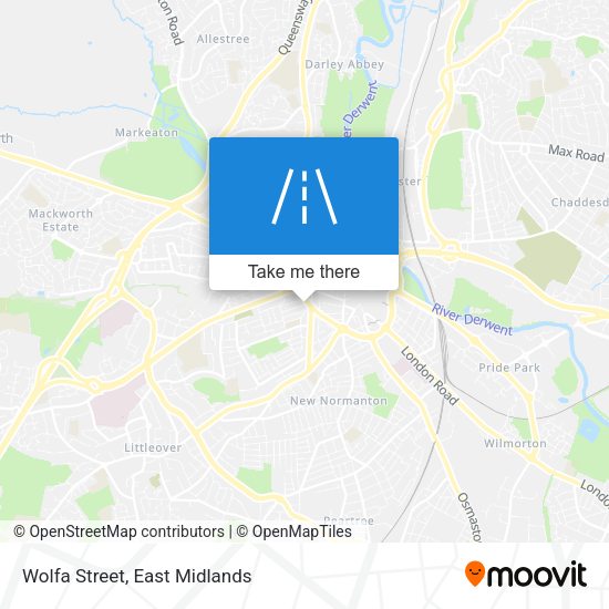 Wolfa Street map