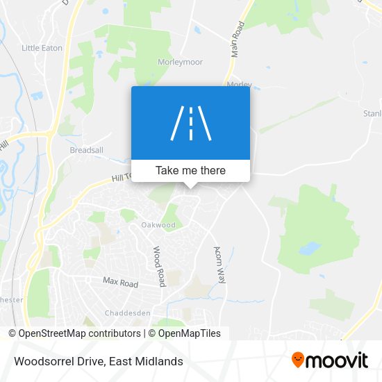 Woodsorrel Drive map