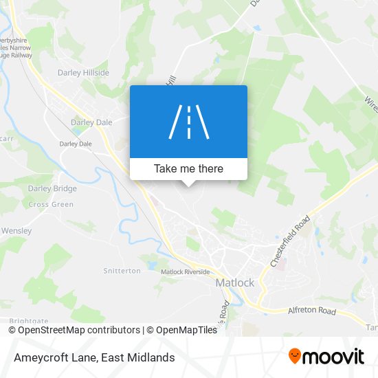 Ameycroft Lane map